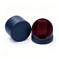 Boîte Montre Pliante Luxe en Carton Rouge, Logo & Taille Personnalisés, Design Mode