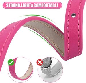 Collier de collier ChengFu XXS, colliers roses, colliers de chien de tasse de thé pour petits chiens chats, rose, largeur de 3/8 pouces - Product Image 4