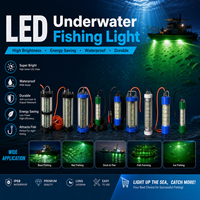 150W AC220V Langlebige Grüne LED Unterwasser-Angellampe IP68 Wasserdichte Fisch-Anlocklampe für Marine-Boote Nachtangeln