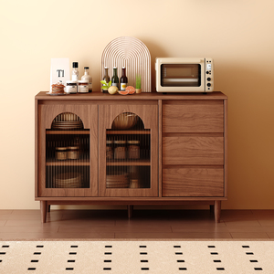 <span class=keywords><strong>Credenza</strong></span> Retrò Mid-Century di Lusso Minimalista Ecologica in Legno Massello, <span class=keywords><strong>Design</strong></span> KD per Sala da Pranzo e <span class=keywords><strong>Soggiorno</strong></span> - Product Image 4