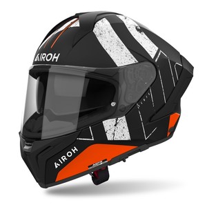 Casque de moto intégral Airoh Matryx Scope Noir Orange Mat M - Product Image 1