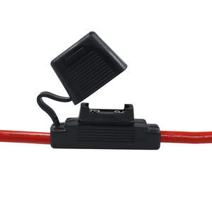 Porte-fusible en ligne 14 AWG, fusibles 15A pour applications 12V-DC, porte-fusible de calibre 14 - Product Image 2