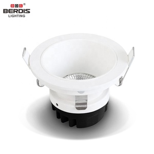 Berdis profundo anti glare led downlight anillo superficie delantera trasera de dos vías instalación techo led downlight IP21 para tienda - Product Image 4