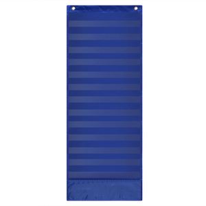 Tableau de planification quotidienne pour la salle de classe, tableau mural suspendu double face, 13 poches, tissu polyester NOIR/BLEU pour les enseignants - Product Image 4