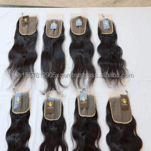 Cheveux humains Lace Frontal Transparent HD Swiss Lace Closure, cheveux humains avec raie brute de haute qualité - Product Image 4