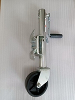 Cric de remorque pivotant en acier à fixer par boulons, cric de remorque pour bateau, accessoires de remorque polyvalents