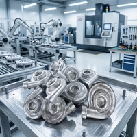 Produit de la meilleure qualité de logement de compresseur de turbocompresseur de fonte d'aluminium dans des services de bâti