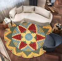 Vente flash Tapis personnalisé avec n'importe quel logo, design floral traditionnel éthiopien pour la décoration Habesha
