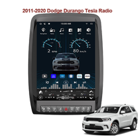 Lecteur multimédia Android Carplay Radio pour Dodge Durango Str 2011 2012 2013 2020 Tesla Style Vertical Screen GPS Navigation