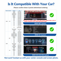 Système multimédia vidéo sans fil CarPlay Android Auto pour BMW NBT System F30 F10 F01 F02 F15 F20 F35 F31 F32 Mini F56 I8 Youtube