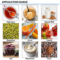 Moulin colloïdal noix cacao broyage chocolat beurre d'arachide machine colloïdale sanitaire à haut cisaillement