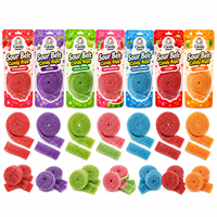 Groothandel Zure Snoepbanden Gerolde Gummy Candy Fruitige Zoethout Snoep Zoetzuur Aroma Bulkverpakking Aangepaste Snoep Leverancier