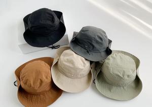 2025 enfants casquettes de <span class=keywords><strong>soleil</strong></span> 52-54 écoliers voyage <span class=keywords><strong>Camping</strong></span> randonnée activités de plein air solide cordon seau casquette chapeau pour garçons filles - Product Image 2
