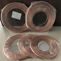 Tuyaux en cuivre pur 99% pas chers Tubes en cuivre 3/8 ''1/4'' 5/8 ''Tuyaux tubulaires 3/4''