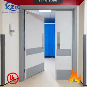 UL Listed 1-3 Hours Galvanized Steel Fire Rated Doors Single/double/Unequal Double Doors