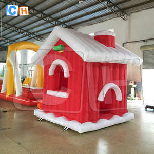 Gruta inflable de Papá Noel con iluminación LED de 2,5 m/casa inflable de Navidad/tienda inflable de Navidad - Product Image 1