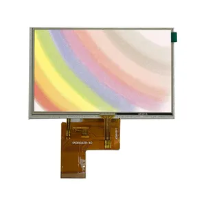 Precio de fábrica Pantalla TFT LCD de 5,0 pulgadas 800*480 con toque resistivo