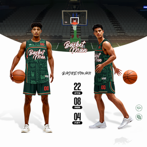 Camisetas de baloncesto navideñas personalizadas para regalos de equipo Pedido a granel para temporada navideña Entrega urgente directa de fábrica disponible - Product Image 3