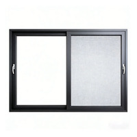 Ventanas Corredizas Modernas de Aleación de Aluminio con Rotura de Puente Térmico y Doble Acristalamiento para Cocina, Aislamiento Térmico