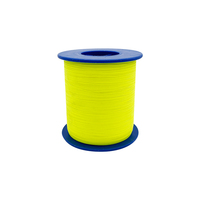 Jaune fluorescent 0.5 Mm fil réfléchissant collier pour animaux de compagnie fil réfléchissant tricoté Bobble chapeau fil réfléchissant fil à tricoter