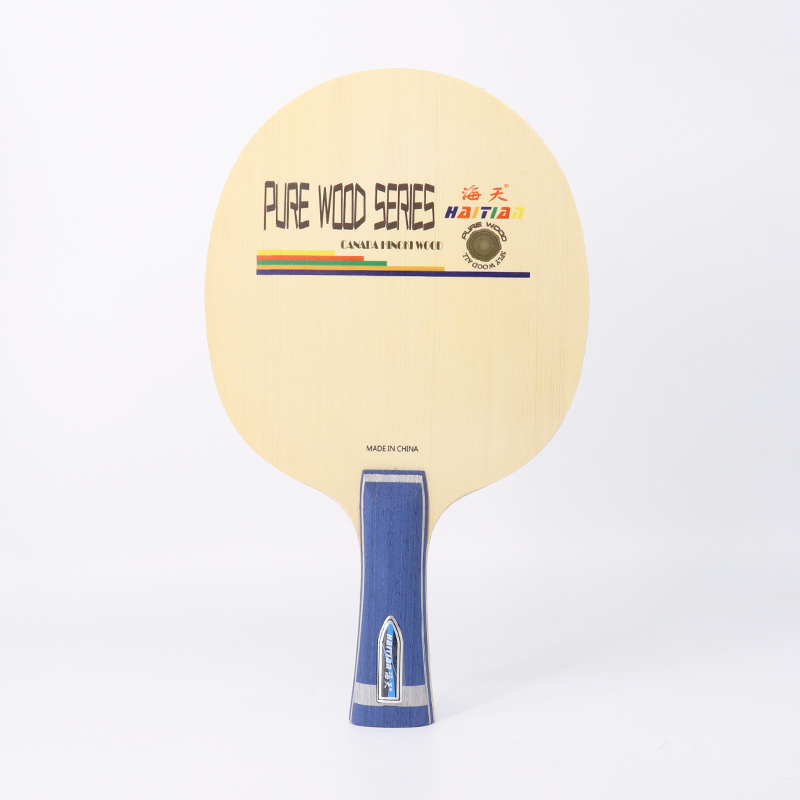 Гаитянский бренд взрослых Хиноки 5 слойная чистая древесина настольный теннис лезвие Горизонтальный захват