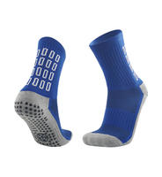Chaussettes de football longues en silicone avec logo personnalisé Chaussettes antidérapantes avec poignée de football Chaussettes de football Pro Elite pour hommes à quantité minimale de commande basse