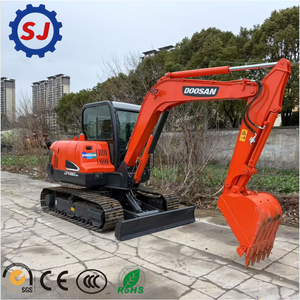 รถขุดตีนตะขาบ Doosan DX60-9C มือสอง ขนาด 6 ตัน รุ่นปี 2024 พร้อมปั๊ม Kawasaki เครื่องยนต์ PLC เกียร์ มอเตอร์  ประสิทธิภาพเยี่ยม - Product Image 1