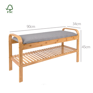 Scarpiera economica in bambù con armadietto antipolvere semplice Design Multi-livello per uso domestico per scarpe da seduta e da cambio - Product Image 4