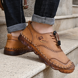 Zapatos Casuales para Hombre Mocasines Clásicos Originales de Cuero sin Cordones Planos para Hombre - Product Image 2