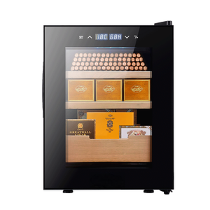 Armoire à cigares Nuelead NE-117 électrique anti-buée en acier inoxydable avec affichage numérique, contrôle intelligent de l'humidité et panneau tactile - Product Image 4