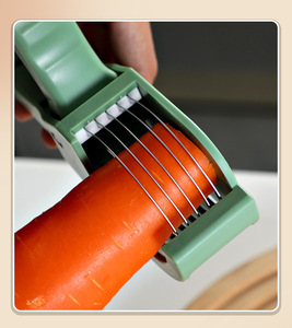 Wholesale Kitchen <b>Tools</b> Stainless Steel <b>Vegetable</b> and <b>Fruit</b> Slicer Multi Functional Salad Accessories - Product Image 4