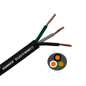 Flat PVC Jacketed RVV Power Cable - 2 Cores 2x0.75mm For Easy Installation