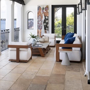 High-End Modern Design Solid Wood Teak Set for Hotels Patios Villas Gardens Luxury Yacht Style for Parks - Product Image 5