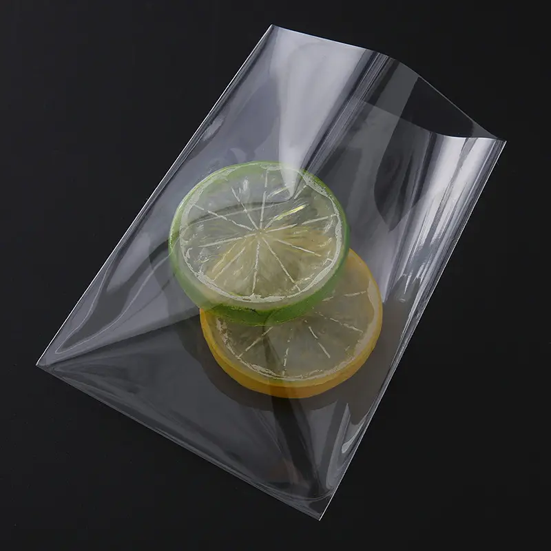 Customized Logo Clear Polybag Opp Plastic Transparent Packing Opp Plastic Flat Gift Bags
