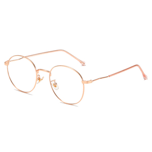 Venta al por mayor patrón sólido redondo metal fotocromático anteojos marcos luz azul bloqueo <span class=keywords><strong>miopía</strong></span> óptica - Product Image 6