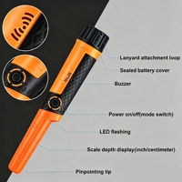 NOUVEAU Détecteur de métaux Pinpoint GG-2006 GP-pointer avec alarme statique et bracelet étanche 3m pour la détection de cibles en or
