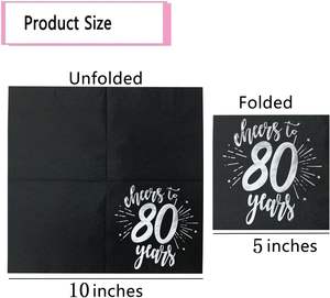 Serviettes en papier d'élimination 10x10 pouces 3 plis déjoué droit fabriqué dans les années 80 18gsm papier de pâte à papier en bois carré - Product Image 2