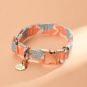 Collar de Perro de Algodón Personalizado de Lujo, Talla M, Cómodo, Suave, Diseño Personalizado, Elegante, Moderno, Bonito, Duradero y Estilizado - Product Image 1