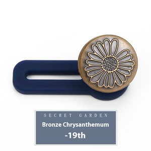 Jeans à bouton d'expansion de taille réglable avec boutons amovibles télescopiques sans goujons Petit changement Grande fonction d'extension - Product Image 3