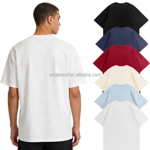 T-shirts décontractés en coton tricoté 100 % respirants, coupe classique, personnalisables OEM pour hommes, parfaits pour l'été – Vente en gros - Product Image 2