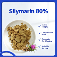 Extrait de graines de chardon-Marie (Silybum Marianum) de qualité alimentaire en poudre en sachet