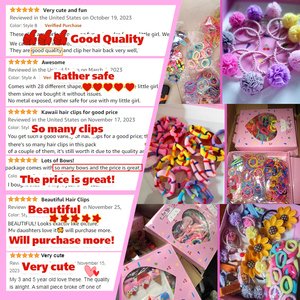 낮은 moq 액세서리 탄성 헤어 밴드 헤어 클로 및 클립 혼합 세트 어린이 어린이 소녀 여성 - Product Image 2