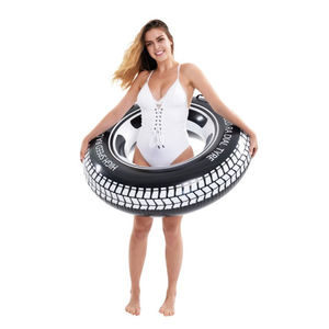 Opblaasbare Band Zwemring Met Handgrepen Opblazen Water Zwemcirkel Voor Volwassenen - Product Image 2