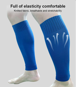 Outdoor Athletic Fútbol Compresión Calf Shin Calcetines Fútbol Footless Medias - Product Image 4