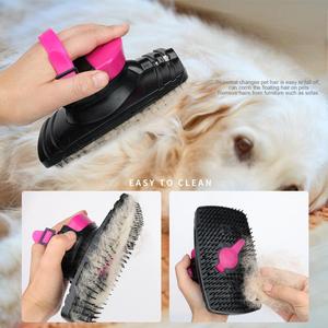 Venta caliente personalizado cepillo de aseo para mascotas baño limpieza Spray agua gato perro ducha masaje cepillo grande cepillo de aseo para mascotas - Product Image 2