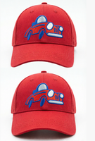 Casquette de baseball six panneaux pour enfants avec motif de petite voiture mignonne, ajustable pour garçons et filles, idéale pour les jeux en extérieur
