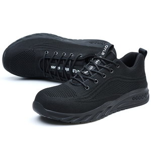 CHITED Zapatos de Seguridad Negros de Corte Bajo a Precio Económico para Hombres Ingenieros - Product Image 1