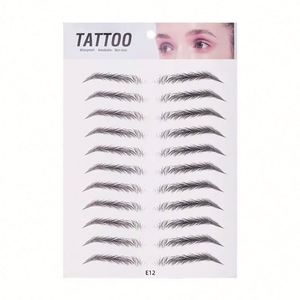 Kit de pochoirs autocollants temporaires imperméables pour tatouage, pour des sourcils parfaits - Product Image 3