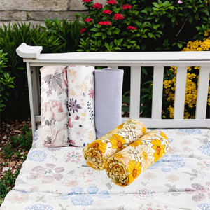 Design personnalisé 2 couches Nouvelle <span class=keywords><strong>couverture</strong></span> élégante en fibre de bambou organique pour bébé avec service à guichet unique - Product Image 6