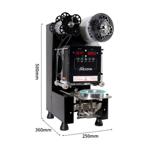 Macchina Sigillatrice Elettrica Automatica ad Alta Efficienza da Tavolo 110V/220V per Bicchieri in Plastica per Bevande - Product Image 5